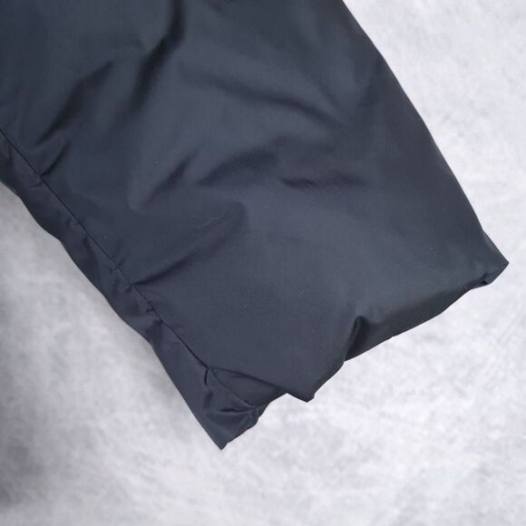 Lempelius Down Jacket Womens Large Blue Quilted Puffer Removable Fur Trim Hooded - Picture 5 of 16